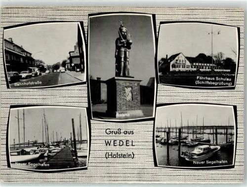 22880 W2000 Wedel - Roland Segelhafen Bahnhofsraße Fährhaus Schulau