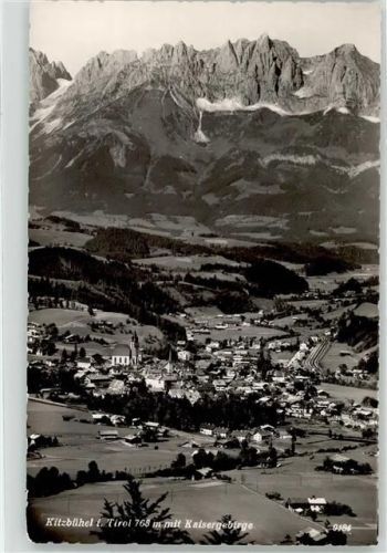Kitzbühel Fliegeraufnahme Kaisergebirge