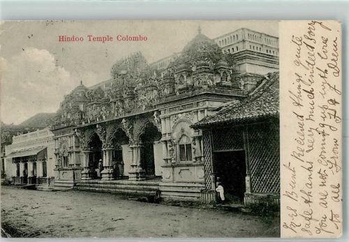 Colombo 1905 Hindoo Temple