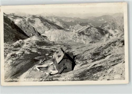 Schiestlhaus 1923 Berghütte Hochschwab Ennstaler Gebirge Hüttenstempel