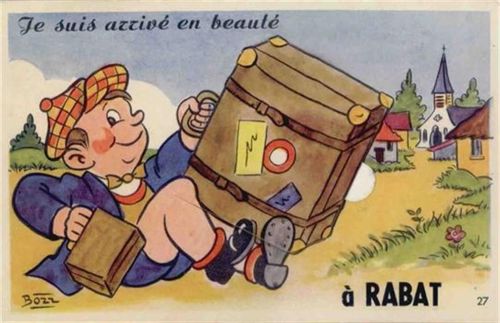 Rabat Rabat (Algerien) Leporello signiert Bozz I-II