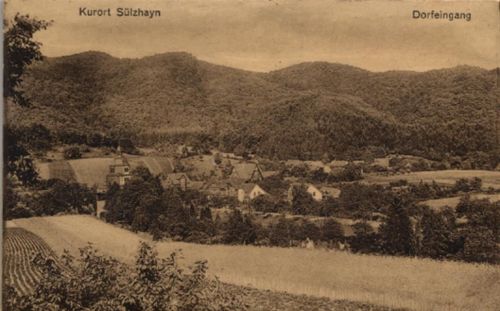 Sülzhayn Sülzhayn (o-5508) Mechanik-Karte mit Leporello Gesamtansicht I-II