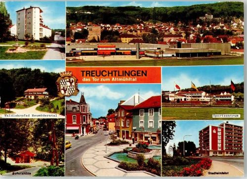 Treuchtlingen Sportzentrum Waldlehrpfad Schutzhütte Stadtplatz