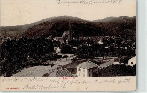 Thann 1908 Kirche
