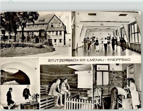 Stützerbach Kneippbad Gymnastikhalle Wassertreten Sauna Armguß Brustguß