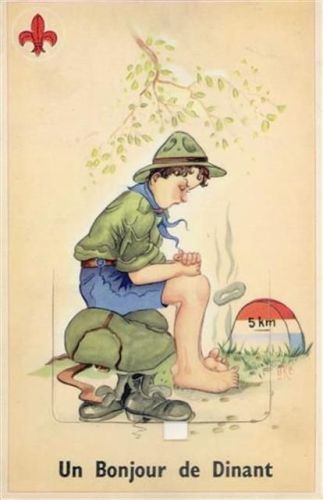 Dinant Dinant (Belgien) Leporello I-II (Marke entfernt, Ecken abgestossen)