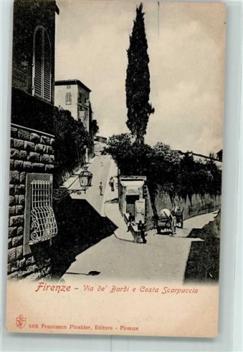 Firenze Via de Bardi e Costa Scarpuccia