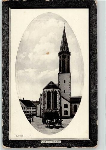 88677 W7778 Markdorf , Baden 1914 - Kirche