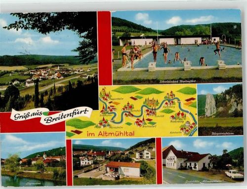 Breitenfurt Schwimmbad Burgsteinfelsen Gasthaus Altmühlklause