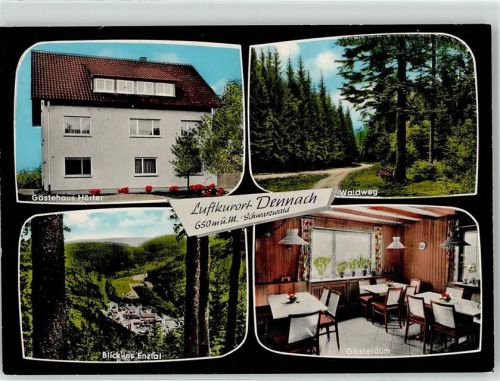 Dennach Pension W.Hörter Hauptstraße 68 Waldweg Enztal