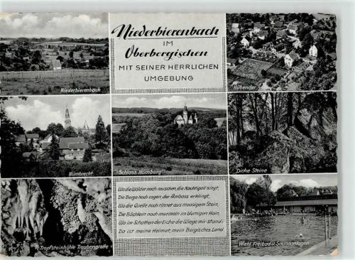 Niederbierenbach Schloss Homburg Schwimmbad Wiehl Tropfsteinhöhle Traubengrotte Dicke Steine