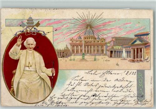 Vatikanstadt 1918 Pabst Petersdom