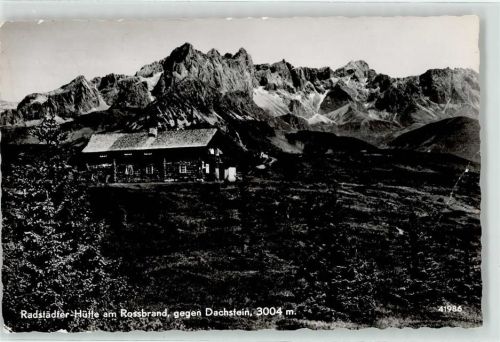 Radstädter Hütte Berghütte Dachstein Rossbrand