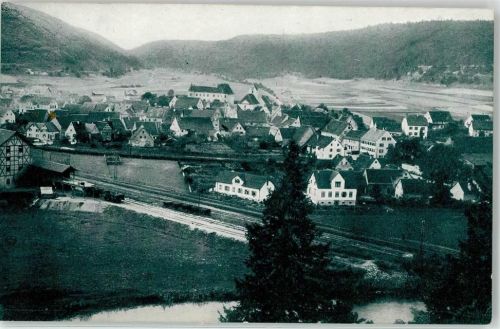 Immendingen 1915 Blick vom Donauufer