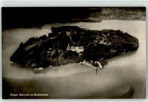 Insel Mainau Fliegeraufnahme
