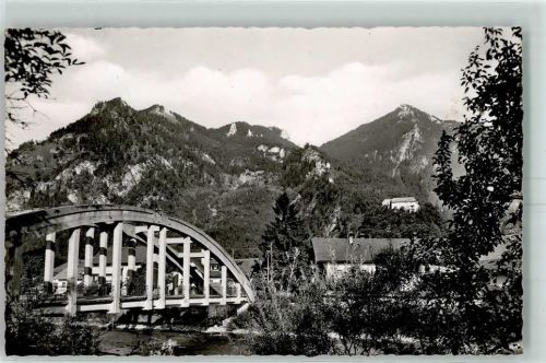 Marquartstein Brücke Tiroler Ache Hochgern