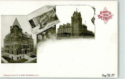 Detroit 1898 Campus Martius Depot