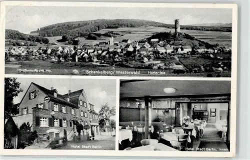 Schenkelberg Hartenfels Hotel Stadt Berlin G.Krämer Landpoststempel