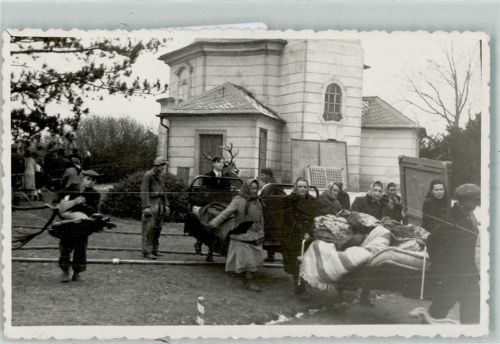 1943 Feuerkatastrophe Haus Betten Menschen Geweih