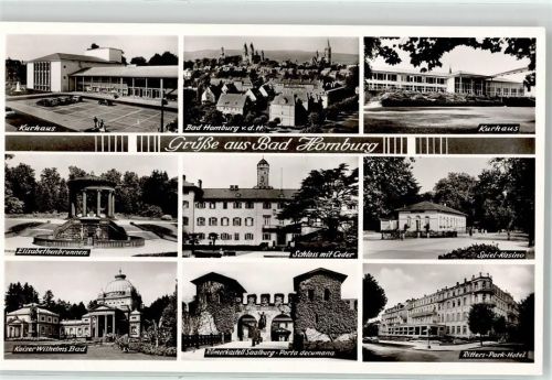 Bad Homburg Kurhaus Elisabethenbrunnen Kaiser Wilhelm Bad Schloss Spiel Kasino Ritters Park Hotel