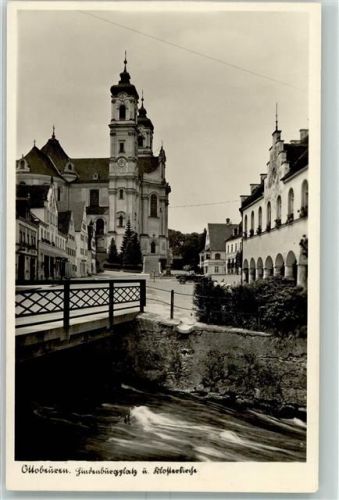 Ottobeuren Hindenburgplatz Klosterkirche Brücke