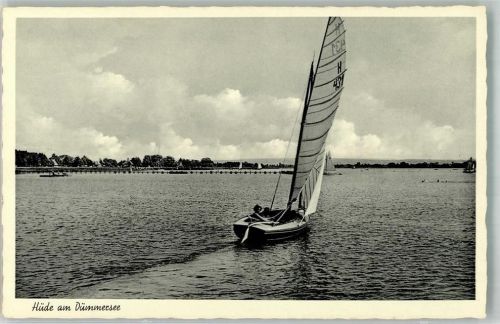 Hüde Dümmersee Segelboot