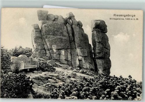 Hirschberg im Riesengebirge Schlesien Mittagsteine 1423 m Riesengebirge