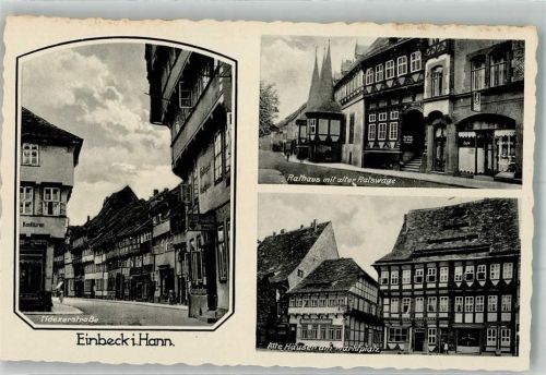 Einbeck Rathaus Ratswaage Marktplatz Tidexer Straße