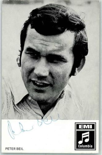 Peter Beil Autogramm origin. Unterschrift