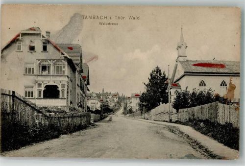 Tambach-Dietharz Waldstrasse Reißnagellöcher