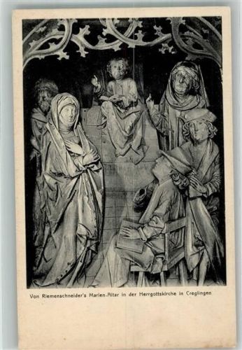 Creglingen Hergotts- Kirche Marien Altar Riemenschneider