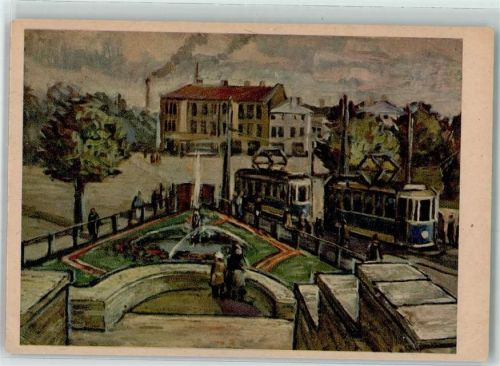 Tallinn Tram Straßenbahn Springbrunnen Fabrik