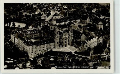 Weingarten Benediktiner Kloster Fliegeraufnahme