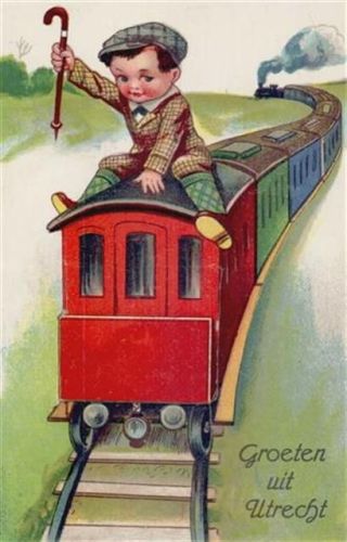 Utrecht Utrecht (Niederlande) Leporello Eisenbahn I-II