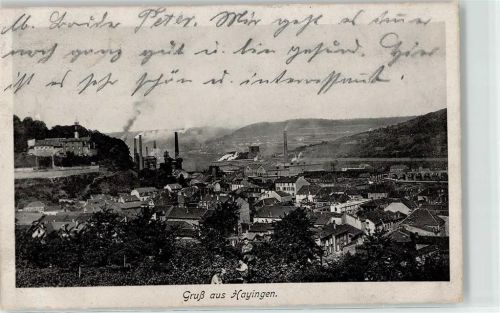 Hayingen Fabrik Feldpost WK I