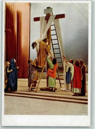 Oberammergau 1950 Kreuzabnahme Kreuz Leiter No.175