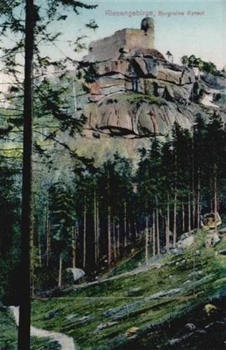 Kynast Kynast Leporello Burgruine I-II (fleckig RS)