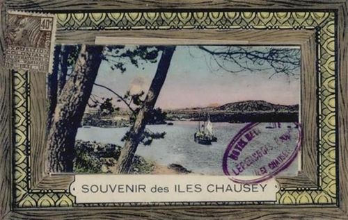Ile Chausey Iles Chausey (Frankreich) Leporello II (minimaler Einriss, Ecken abgestossen)