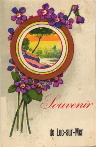Luc-sur-Mer Luc-sur-Mer (Frankreich) Leporello II (Ecken abgestossen, fleckig VS/RS)
