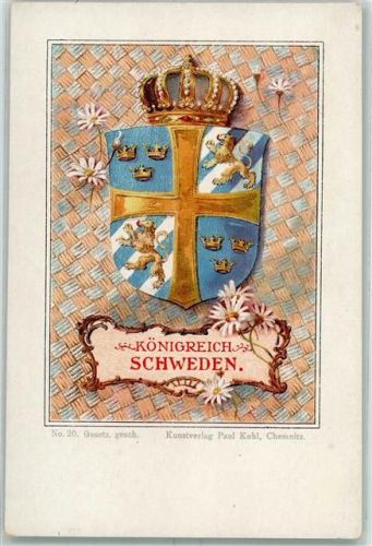 Königreich Schweden Wappen