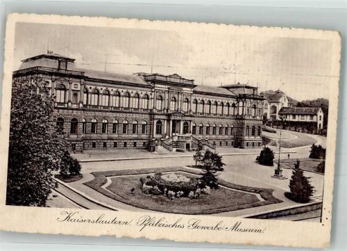 Kaiserslautern 1913 Pfälzisches Gewerbe-Museum Maschinenstempel