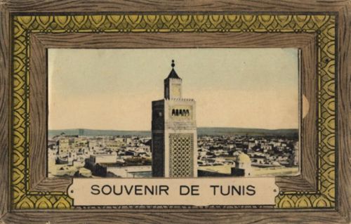 Tunis doppelt nicht benutzen Tunis (Tunesien) Leporello, Gesamtansicht I-II