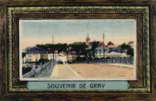 Gray Gray (Frankreich) Leporello II (Stauchung, Marke entfernt, fleckig RS, kleine Einrisse bei Leporello-Abdeckung)