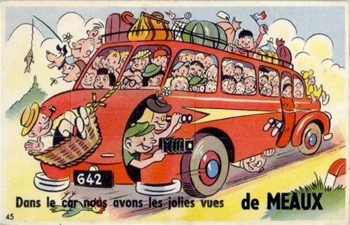 Meaux Meaux (Frankreich) Leporello I-II (fleckig RS)