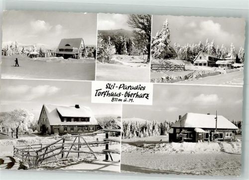 Torfhaus Gasthaus Torfhaus mit Winterimpressionen Verlag Fangmeier