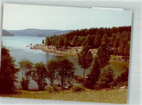 Langscheid Strandbad am Sorpesee Foto Original aus Archiv eines Ansichtskartenverlags Ort handschriftlich