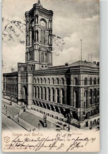 Friedrichshain 1899 Rathaus