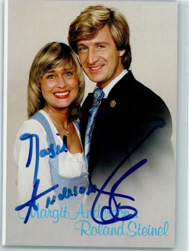 Margit Anderson Roland Steinel Autogramm origin. Unterschrift