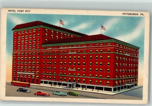 Pittsburgh Hotel Fort Pitt Straßenbahn Auto