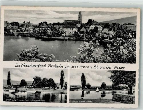 Grohnde Gasthaus Pension Grohnder Fährhaus Fähre